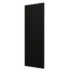 Plieger Cavallino Retto designradiator verticaal dubbel middenaansluiting 1800x602mm 1549W zwart 7253055