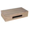 Differnz fonteinplank 40x25x10cm rechthoek met handdoekhouder eiken SW642466