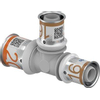 Uponor S-Press Plus PPSU pers composiet T-stuk verlopend 20x16x16mm SW405893