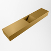Mondiaz TYNE Fontein - 110x23x12cm - wasbak midden - zonder kraangaten - solid surface - Oro SW1026157