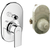 Hansgrohe Vernis Shape afbouwdeel v. inbouw badkraan m. omstel incl. inbouwdeel chroom SW793716
