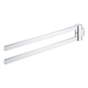 GROHE Selection Handdoekhouder - 40cm - dubbel - draaibaar - chroom SW444528