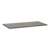 BRAUER Vulcanic topblad - 100x46x2cm - zonder kraangat - natuursteen - basalt antraciet SW16903