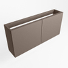 Mondiaz FOWY fonteinonderkast - 110x22x50cm - 2 deuren - push to open - softclose - Smoke SW1016918