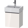 Duravit D-Neo wastafelonderkast 43.4x44x32.2cm Linksdraaiend 1 deur wit Hoogglans SW640723