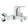 GROHE Bau Flow badkraan met koppelingen met omstel chroom SW296664