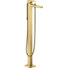 Hansgrohe Metropol afbouwdeel v. vrijstaande badkraan vloermontage met omstel met voorsprong vaste uitloop 23.5cm polished gold SW297564