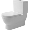 Duravit Philippe Starck 3 duoblokpot diepspoel PK Big 42x74cm met Wondergliss wit 0290474