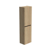 Thebalux hoge kast 165x45x29 2x dichte deur 1x greeplijst mat zwart rechts draaiend t.b.v. Type 1/3/5/9 SW716720