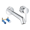 GROHE Essence New Wastafelkraan Inbouw - uitloop 23cm - L size - zonder waste - chroom SW25094