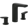 Villeroy & Boch Antao - Driegats wastafelkraan - met Push-Open afvoergarnituur - mat zwart SW974155