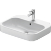 Duravit Happy d.2 wastafel 60x47.5cm 1 kraangat met overloop wit SW54254