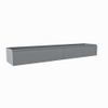 Mondiaz FOGE wastafelonderkast - 190x41x25cm - 2 lades - uitsparing links - softclose - Plata SW1015733