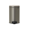 Brabantia NewIcon Pedaalemmer - 12 liter - kunststof binnenemmer - platinum SW767514