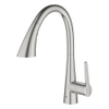 GROHE Zedra Keukenkraan - uittrekbare c uitloop - supersteel geborsteld SW479451