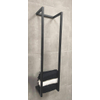 Wiesbaden Loft handdoekrek 95 x 25 x 20 cm gunmetal SW1128989