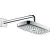 Hansgrohe Raindance Select E hoofddouche E300 2jet met douchearm 39cm 30x16cm EcoSmart wit/chroom 0605445