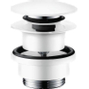 Hansgrohe afvoerplug 1 1/4" klikwaste voor wastafel- en bidetmengkranen wit mat SW451583