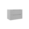 Adema Prime Balance Wastafelonderkast - 80x55x44.9cm - 2 lades - Geintegreerde greep - MDF - mat greige (grijs) SW892624
