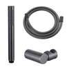 FugaFlow Eccelente Sobrado Badkamer handdoucheset incl staafhanddouche - houder - slang glad gunmetal PVD SW1124053