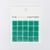 SAMPLE The Mosaic Factory Amsterdam mozaïektegel 2x2x0.4cm voor wand en vloer voor binnen en buiten vierkant Glas Jade Groen SW861880