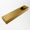 Mondiaz TYNE Fontein - 100x23x12cm - wasbak Rechts - zonder kraangaten - solid surface - Oro SW1026173