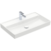 Villeroy & Boch Collaro meubelwastafel 80x47cm zonder overloop 1 kraangat ceramic+ wit SW358375