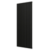 Plieger Cavallino Retto designradiator verticaal enkel middenaansluiting 2000x754mm 1666W mat zwart SW224476