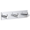 Smedbo Pool Handdoekhaak - 16x4cm - 3 haken - chroom SW13334