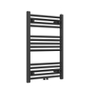 FugaFlow Eccelente Acces badkamer radiator 60x80cm recht middenaansluiting 362watt mat zwart SW1123384