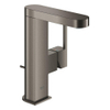 GROHE Plus waterbesparende wastafelkraan m-size met waste brushed hard graphite SW444336