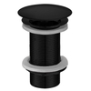Wiesbaden Caral open afvoerplug verlengd 5/4" mat zwart SW890845