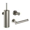 Hotbath Cobber toilet accessoireset 3 delig nikkel geborsteld SW207650