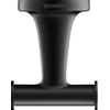 Duravit Starck T Handdoekhaak - dubbel - rond - zwart mat SW297089