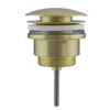 FugaFlow Eccelente Sobrado Badkamer klikwaste afvoerplug geborsteld messing PVD SW1124308