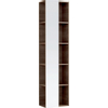 Geberit Citterio hoge kast open met spiegel 160x40x25cm grijs/zwart SW297138