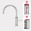 Quooker NL Classic Fusion round kokendwaterkraan opbouw uitloop draaibaar met Combi reservoir & Cube reservoir RVS SW299711