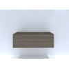 HR badmeubelen Matrix Wastafelonderkast - 120x44.8x40cm - 3D-front - 1 lade - greeploos met greeplijst - charleston SW758197