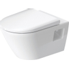 Duravit D-Neo wandtoilet zonder zitting 37x54x40cm Wit Hoogglans SW640385