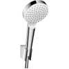 Hansgrohe Crometta 1jet porter doucheset ecosmart met slang 160cm wit chroom SW73232