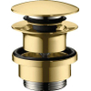 Hansgrohe afvoerplug 1 1/4" klikwaste voor wastafel- en bidetmengkranen gold optic SW528911