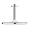GROHE Tempesta 250 Hoofddouche - 25cm - 1 straalsoort - plafondarm 14.2cm - chroom/wit SW490429