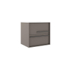 Adema Prime Essential Wastafelonderkast - 59.5x55x45.5cm - 2 lades - Standaard greep - MDF - taupe SW892660