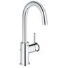GROHE Start Classic waterbesparende wastafelkraan L-size met afvoerplug met hoge draaibare uitloop chroom SW206981