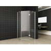 Wiesbaden Pento cabine met 1 draaideur 1000 x 1000 x 2000 x 8 mm nano helder glas/chroom SW102851
