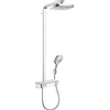 Hansgrohe Raindance Select E300 showerpipe: met Showertablet 300 opbouwkraan thermostatisch met handdouche 3jet en hoofddouche 2jet chroom 0452230