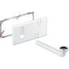 Geberit afdekplaat voor inbouw installatiebox met aansluitbocht wit SW278523