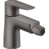 Hansgrohe Talis e 1-gr bidetmengkraan met wastegarn. brush black chr SW529006