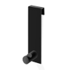 Zack BATOS Handdoekhaak - voor glazen douchewand - zwart SW891003