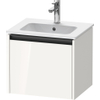 Duravit Ketho.2 wastafelonderkast 51x42x44cm geschikt voor 1 waskom Spaanplaat wit Mat SW772920